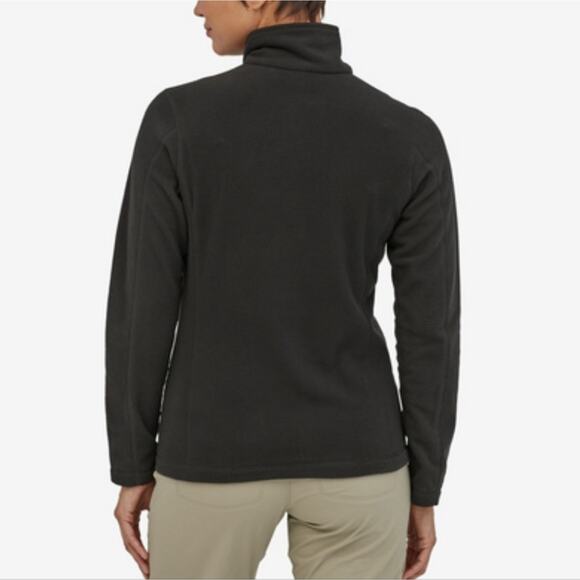 Patagonia Women's Black Micro D 1/4-Zip Fleece S - Picture 2 of 10